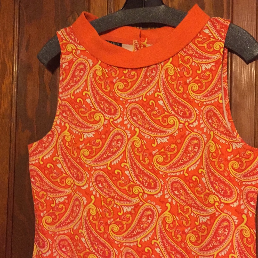 Talbots paisley dress